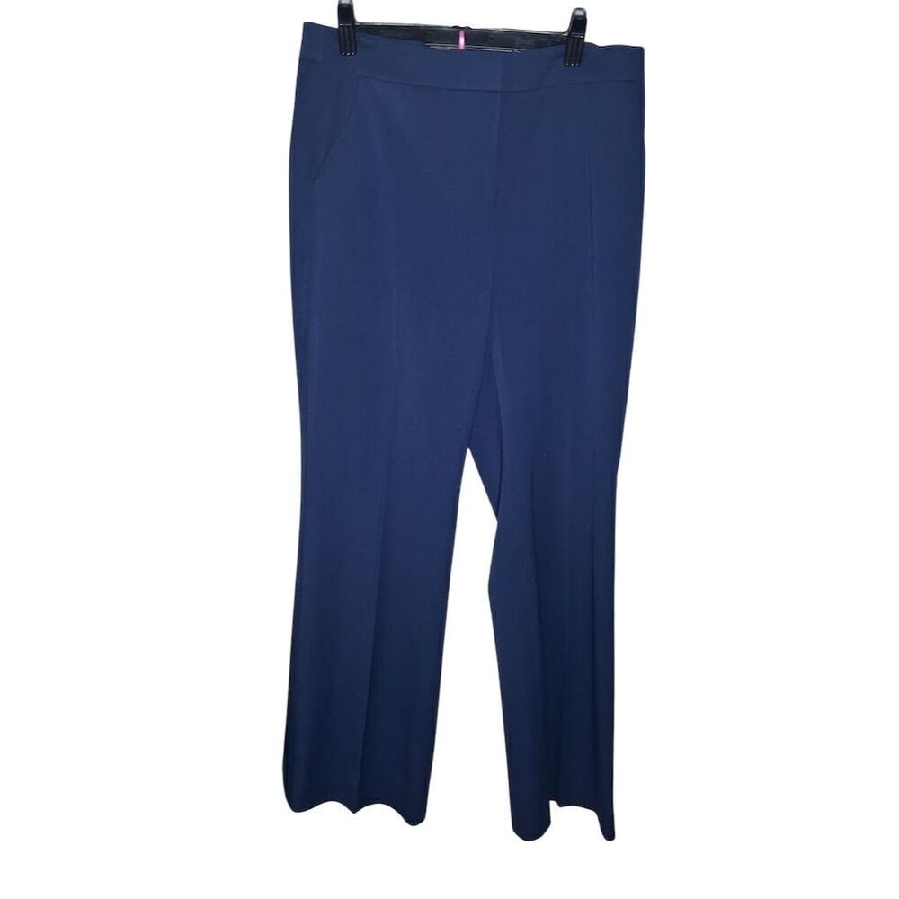 Chico's Women's Blue Dress Pants Size 14/16 (Chicos 2) Straight Leg Casual